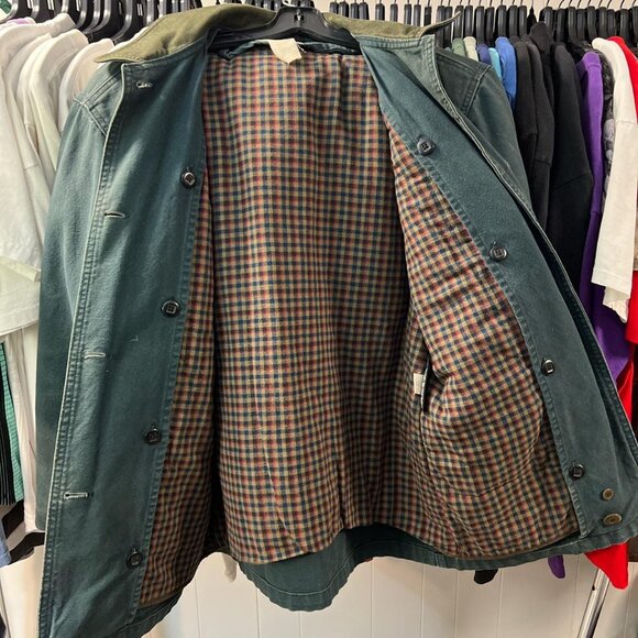 L.L.Bean Chore Coat Barn Jacket Cotton Made in USA - Picture 4 of 6